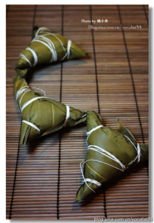 蜜豆粽子的做法