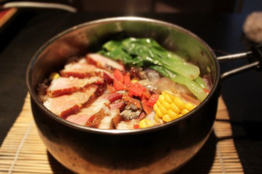 腊肉煲仔饭的做法