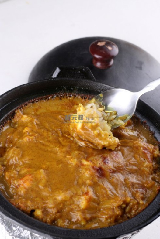 葡汁焗海鲜饭的做法