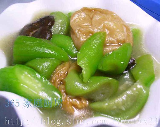 丝瓜面筋的做法