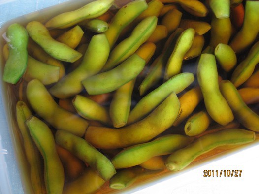 糟卤毛豆的做法