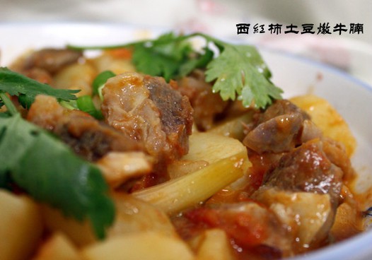 西红柿土豆炖牛腩的做法