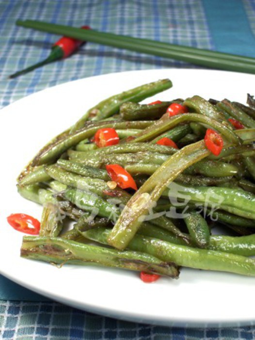 酸辣长豆角的做法