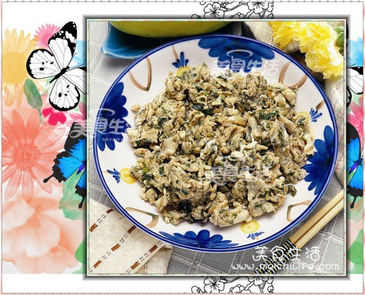 香椿芽炒蛋的做法