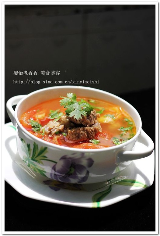 番茄牛腩汤的做法
