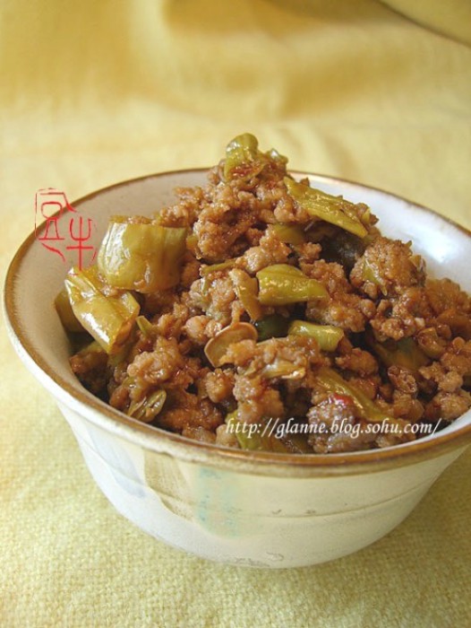 酸豆角牛肉的做法