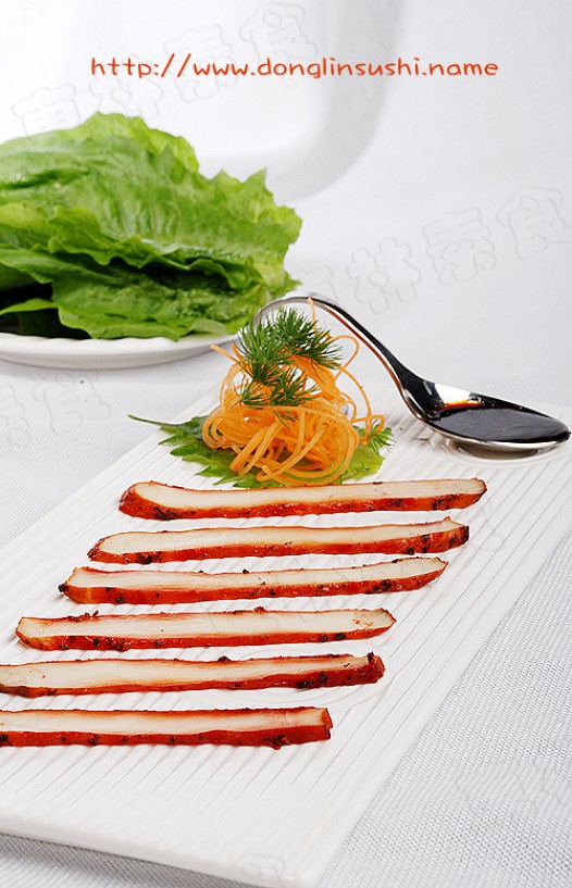 烤杏鲍菇配生菜的做法
