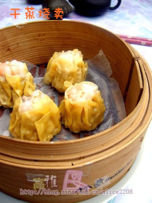干蒸烧卖的做法