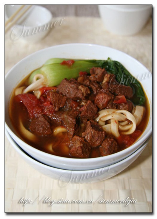 番茄牛肉面的做法