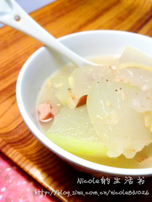 火腿冬瓜汤的做法