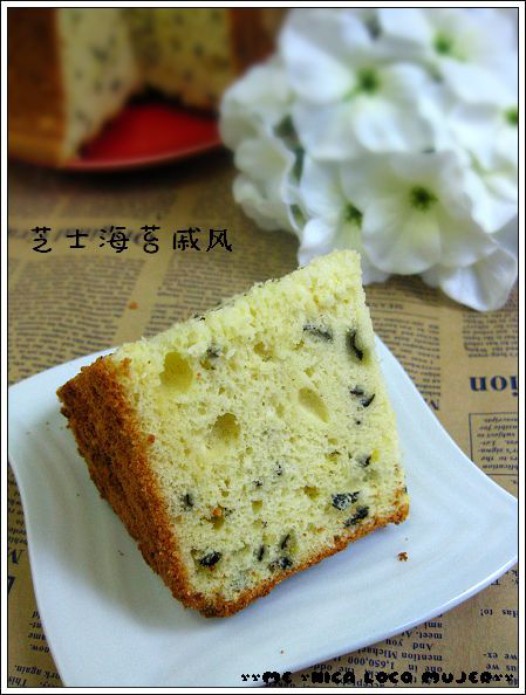 芝士海苔戚风的做法