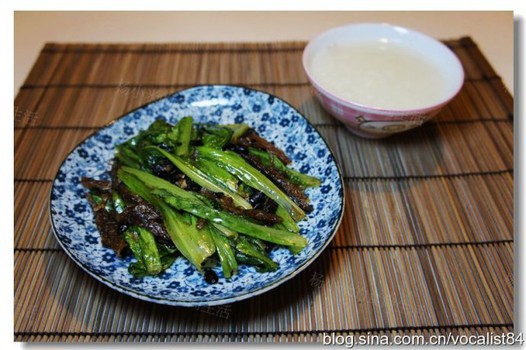 豆豉鲮鱼油麦菜的做法