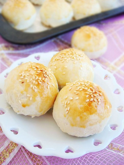 芝麻豆沙酥的做法