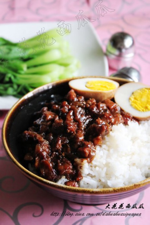 卤肉饭的做法