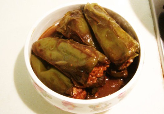 青椒塞肉的做法