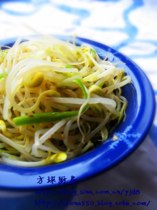 凉拌黄豆芽的做法
