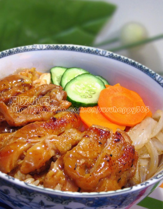 日式照烧鸡腿饭的做法