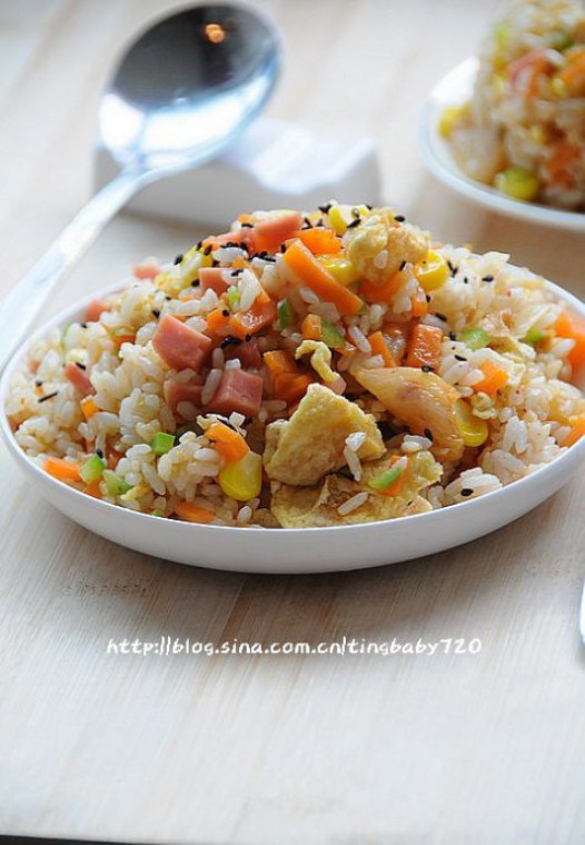 什锦蛋炒饭的做法