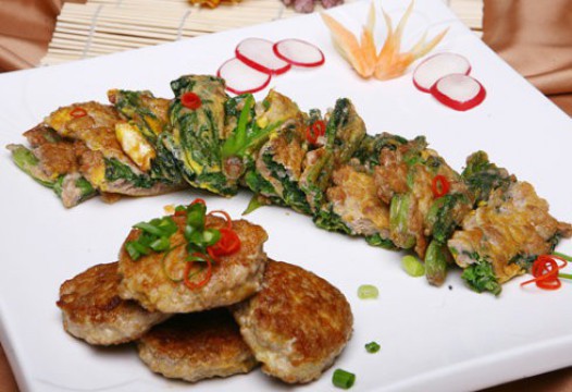 香煎菠菜饼的做法
