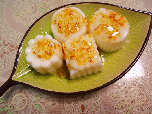 桂花杏仁牛奶冻的做法
