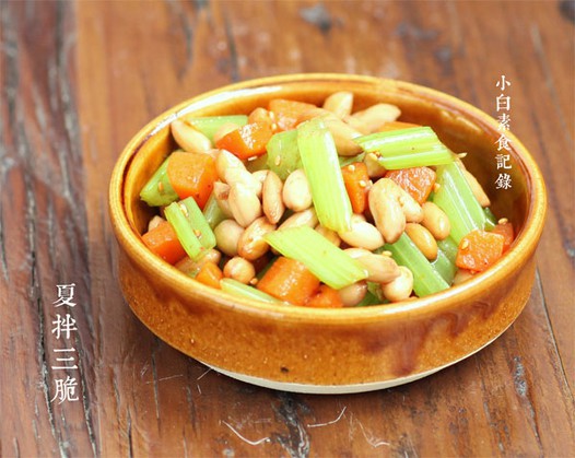 夏拌三脆的做法