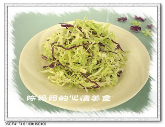 凉拌卷心菜的做法