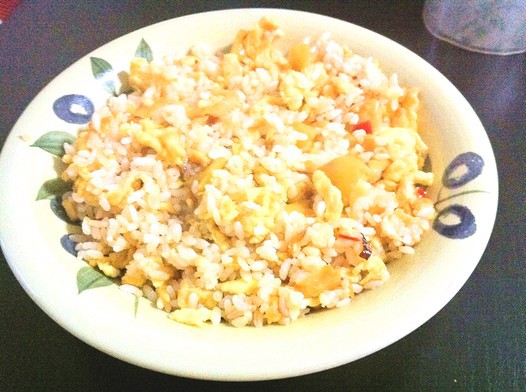 农家蛋炒饭的做法