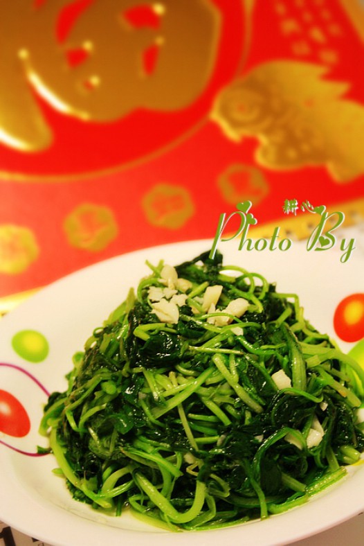 蒜蓉炒青菜的做法