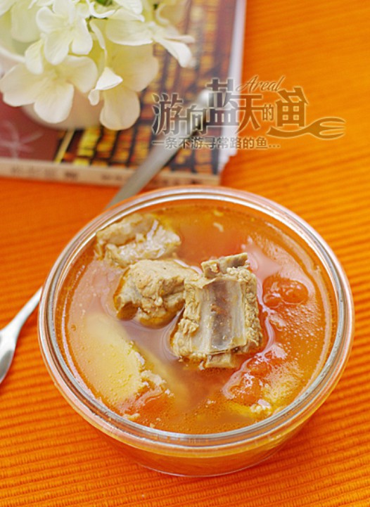 番茄排骨汤的做法