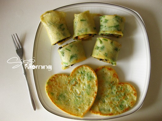 香菜煎饼的做法