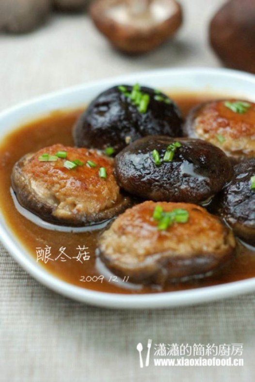 酿冬菇的做法