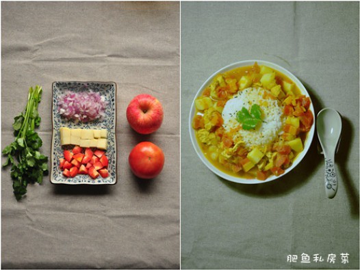 海贼咖喱鸡饭的做法
