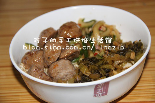 开胃肉丸面的做法