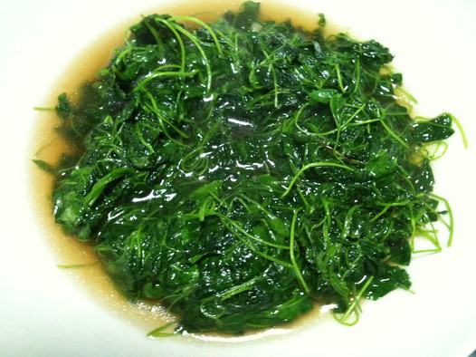 蚝油金花菜的做法