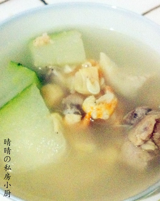 冬瓜干贝排骨汤的做法