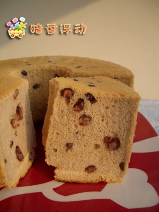 红豆戚风的做法