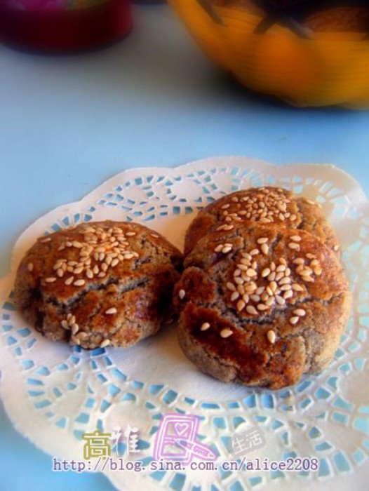 核桃黑芝麻酥的做法