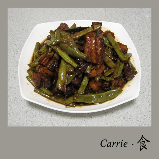 豆角烧肉的做法