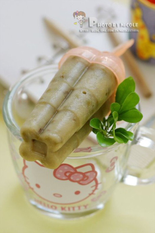 绿豆冰棍的做法