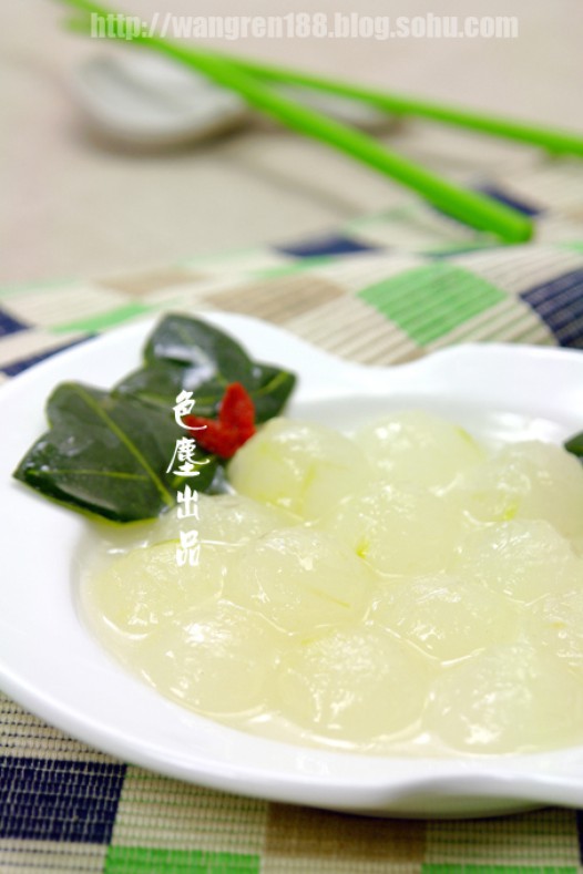 水晶冬瓜球的做法