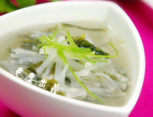 萝卜丝紫菜汤的做法