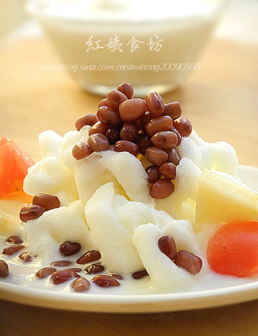 自制健康版红豆刨冰的做法