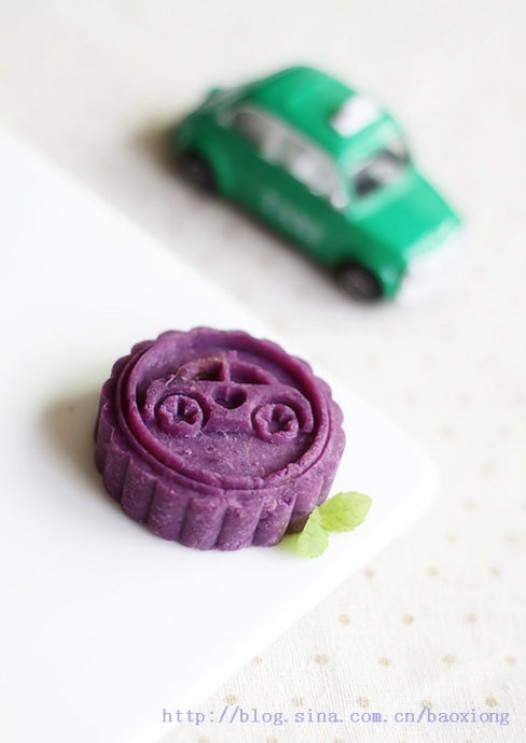 紫薯豆沙饼的做法
