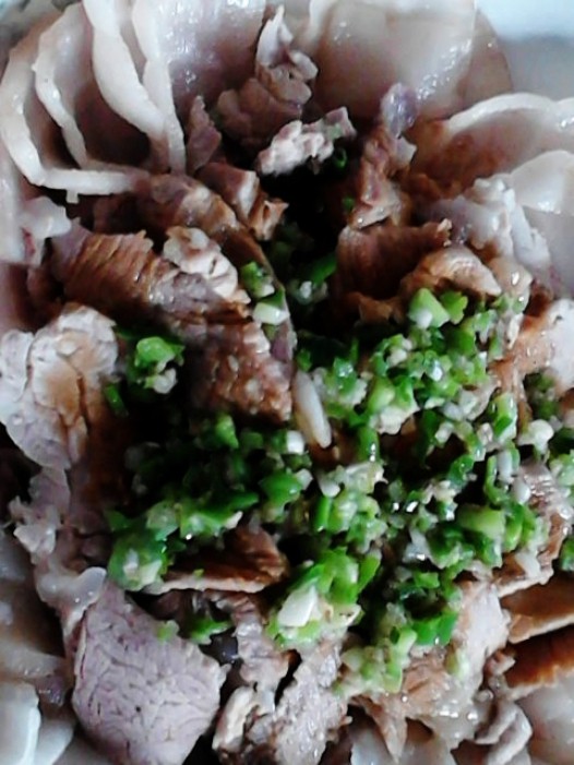 凉拌五花肉的做法