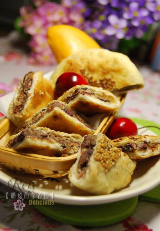 黑芝麻红糖饼的做法