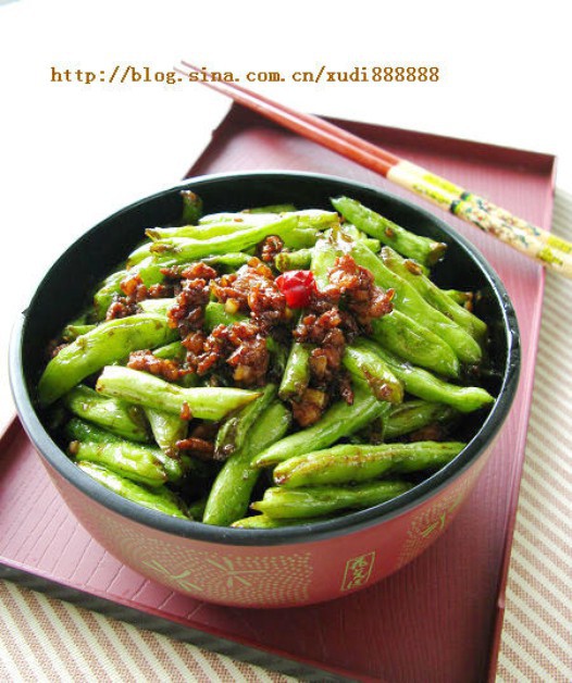 干煸四季豆的做法