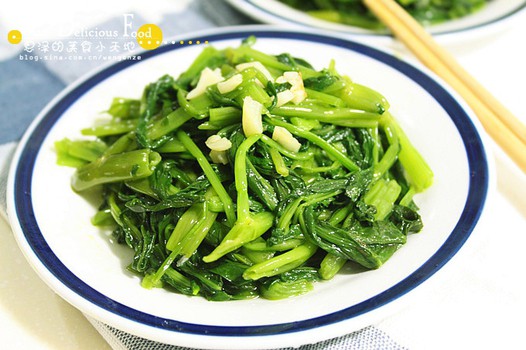 蒜茸空心菜的做法