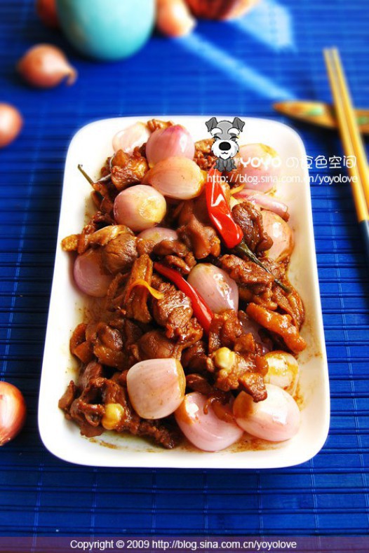 红葱头炒鸭的做法