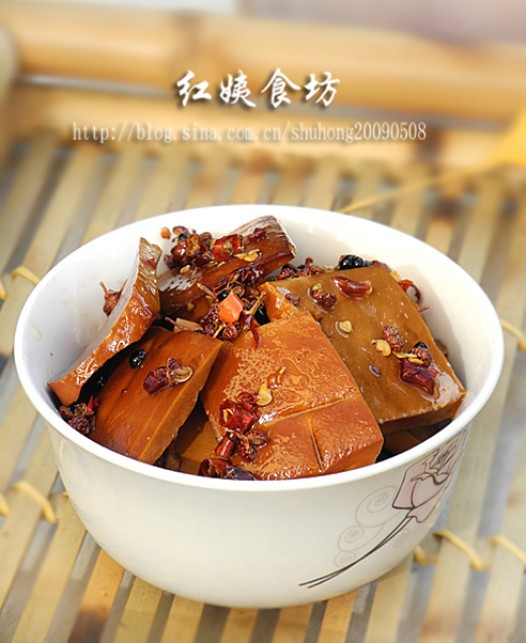 自制麻辣卤豆干的做法