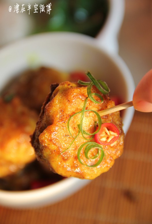 秘制咖喱鱼饼的做法
